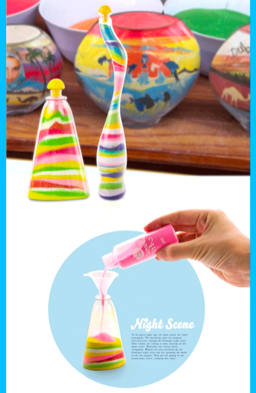 joan miro jarmelo children sand art coloring art craft 儿童颜色沙画手工创意游戏玩具